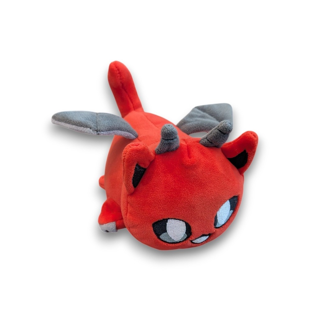 Aphmau MeeMeows Red Nether Cat Plush Stuffed Animal Devil Demon 6''